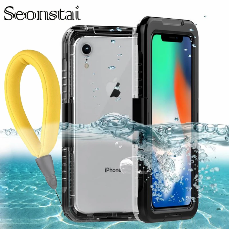 Водонепроницаемый чехол для телефона iPhone XR XS Max подводный плавания и дайвинга X 6 6s