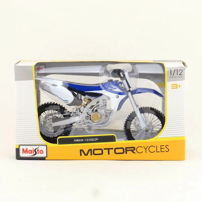 Maisto/масштаб 1:12/модель под давлением мотоцикла/YAMAHA YZ450F Supercross/деликатная детская