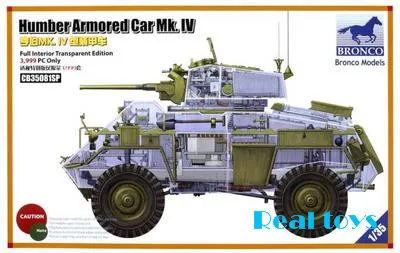 

Bronco model CB35081SP 1/35 Humber Armored Car Mk.IV plastic model kit