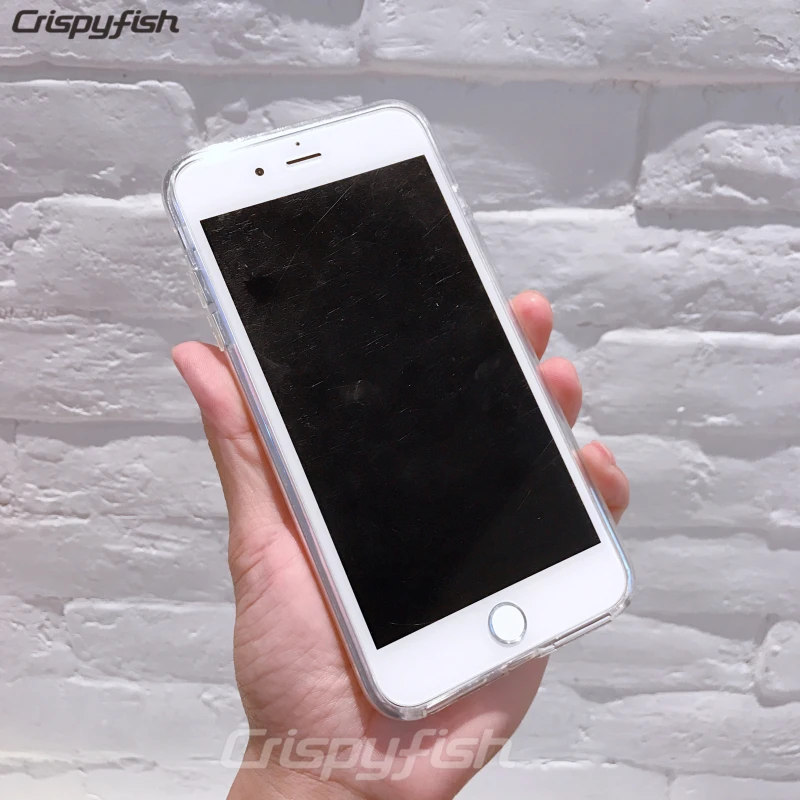 Блестящий ТПУ силиконовый чехол-накладка для iPhone 6 6 s, однотонный глянцевый чехол s для IPhone 7 8 Plus X XS Max XR