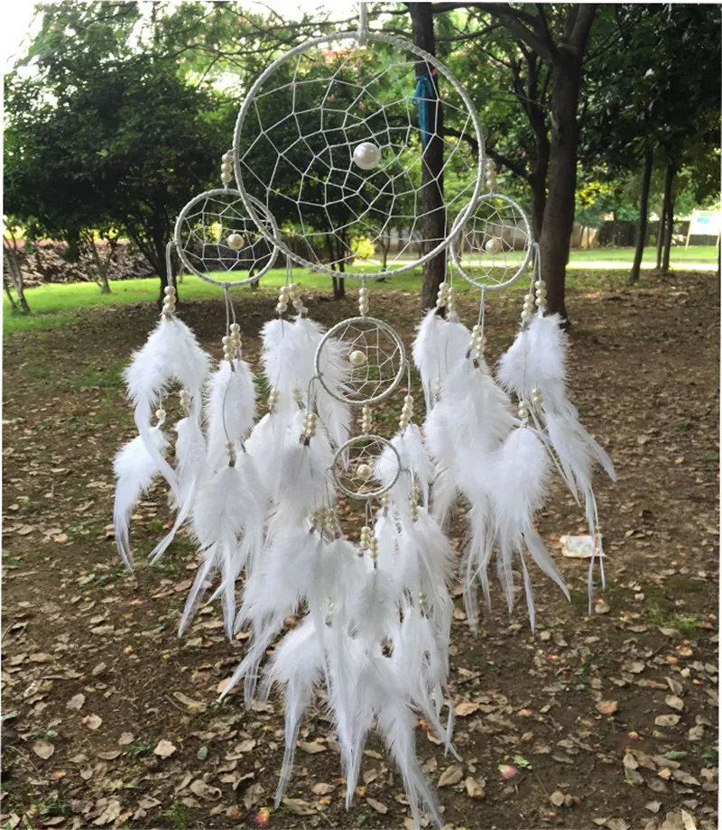 Художественный новый модный оригинальный большой горячий белый Ловец снов