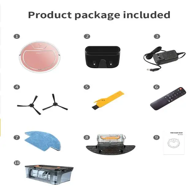 

Robot Vacuum Cleaner With Sweeping And Mopping Smart Planned Wifi App Control