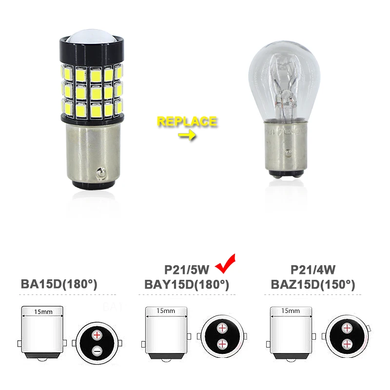 2*1157 BAY15D P21/5W Led 39smd Автомобильная Высокая мощность задний фонарь стоп/Задний
