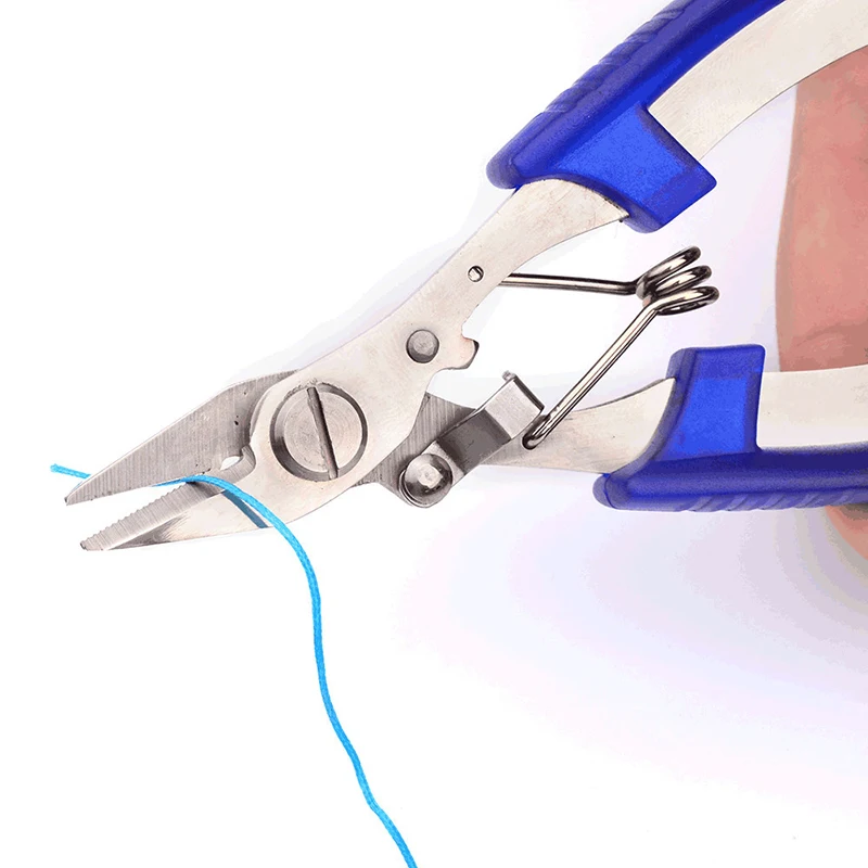 

Stainless Steel Fishing Pliers Non-slip Fishing Scissors Pliers Line Cutter Lure Bait Remove Hook Tackle Tool Kits Accessories
