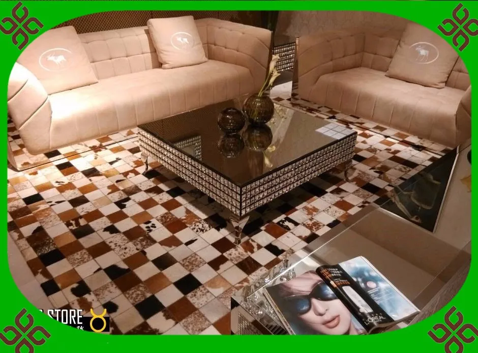 Бесплатная доставка 100% натуральный джутовый ковер из натуральной воловьей