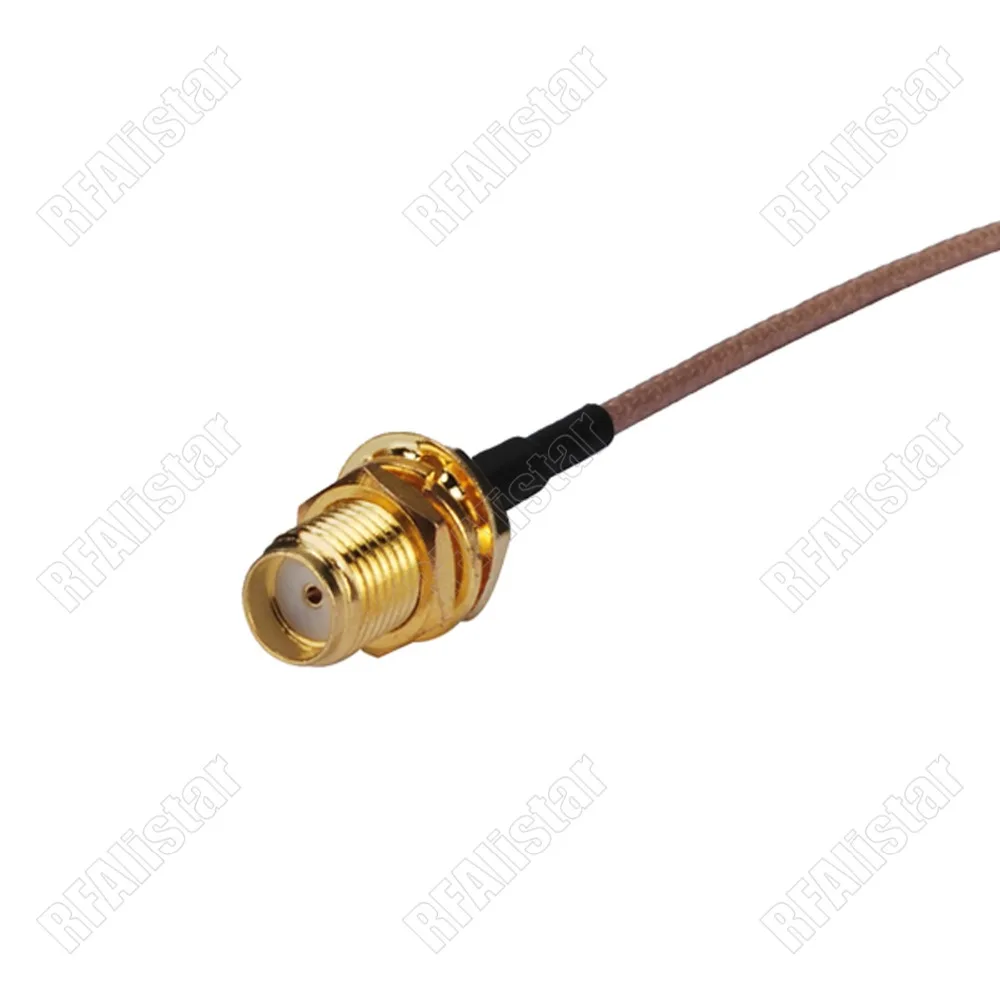 Разъем Jack N Bulkhead уплотнительное кольцо SMA для женщин RF отрезок коаксиального