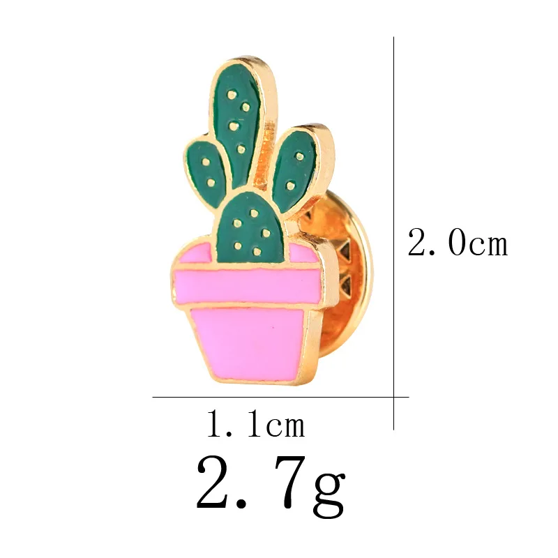 Женская Брошь в виде кактуса горшке|cactus brooch|brooch pinscollar brooch |