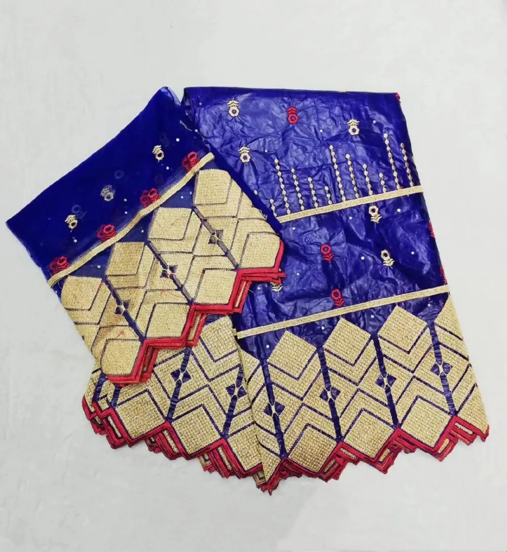 Красная французская кружевная ткань в нигерийском стиле Fabrics2019 Африканский