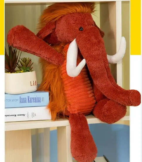large 50cm cute cartoon Mammoth plush toy soft doll throw pillow Christmas gift w1902 | Игрушки и хобби