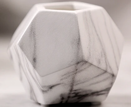 Нерегулярные Декор дома цветочные горшки керамические вазы мраморный зерна вены