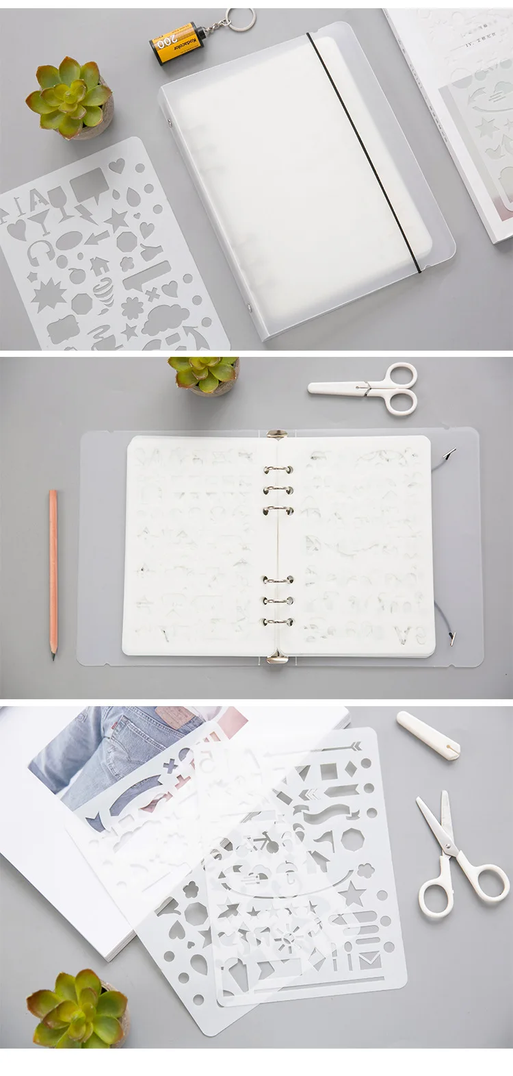 Diy Мягкие пластиковые трафареты для скрапбукинга, bullet journal A5 Размер детский трафарет для рисования шаблон для рисования