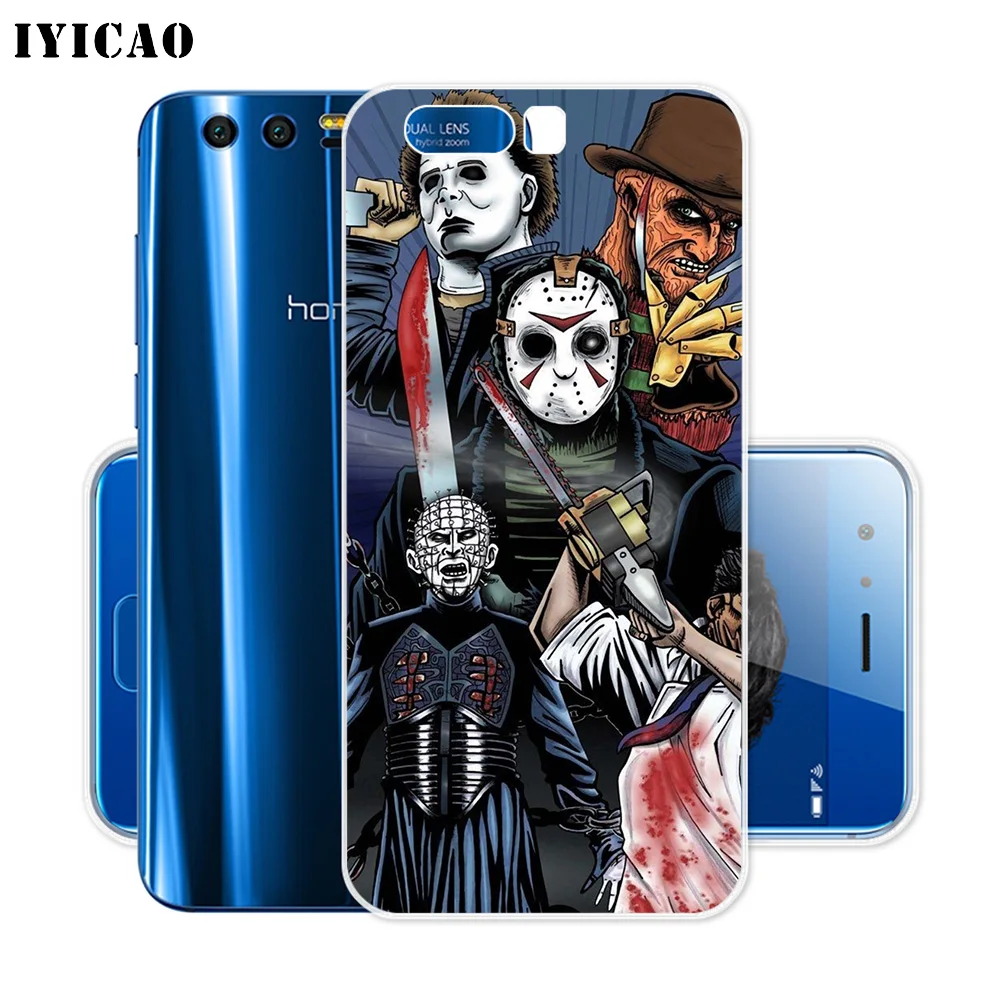 Мягкий силиконовый чехол IYICAO для Huawei Y9 Y7 Y6 Prime 2018 Honor 8C 8X 8 9 10 Lite 7X 7C 6A 7A