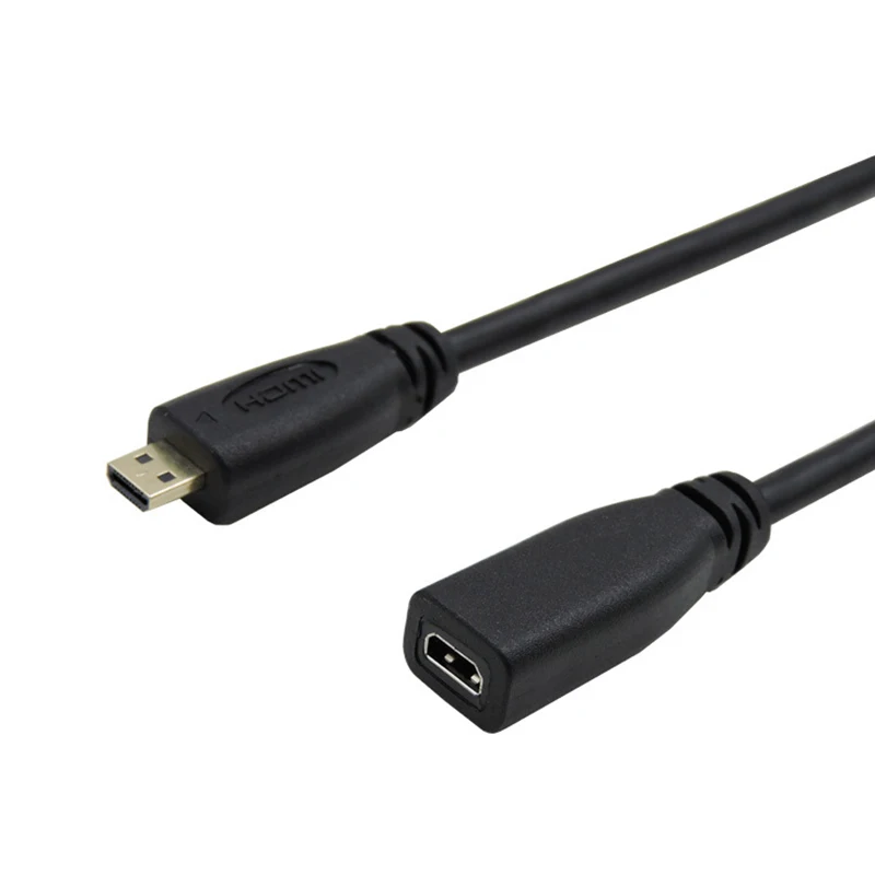Удлинительные кабели HDMI типа D для аудио и видео кабель Micro Папа мама видеокамеры