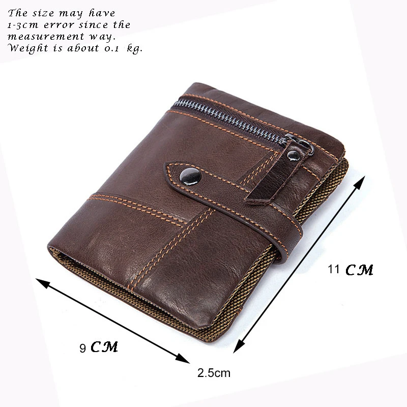 WESTAL мужской кожаный кошелек клатч короткая сумка для денег мужчин на молнии из