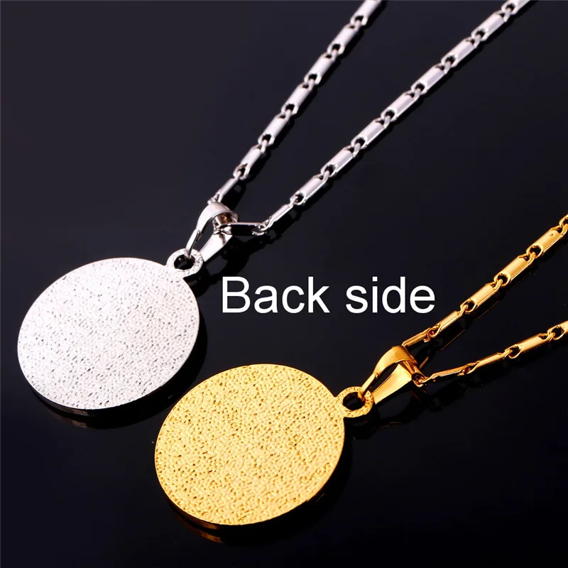 Круглая фигурка Иисуса Kpop золотого/серебряного цвета для женщин христианские