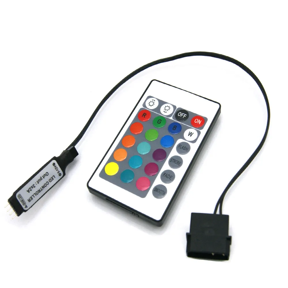 4Pin RGB Controlle Материнская плата интерфейс 3PIN/4PIN AURA RGB 1-4 интерфейс сплиттер адресуемый D-RGB синхронизация концентратор передачи удлинитель - Цвет лезвия: 4Pin RGB Controlle