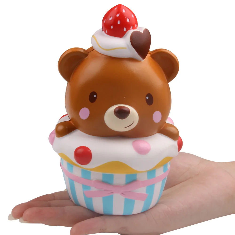 Squishies очаровательные медвежьи медленно Восстанавливающий форму крем