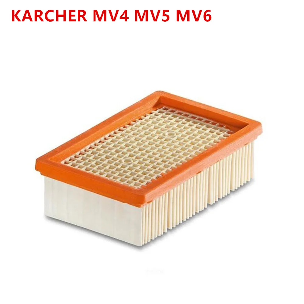 

free shipping replacement KARCHER Flat-Pleated Filter for KARCHER MV4 MV5 MV6 wet and dry vacuum cleaner OEM#2.863-005.0