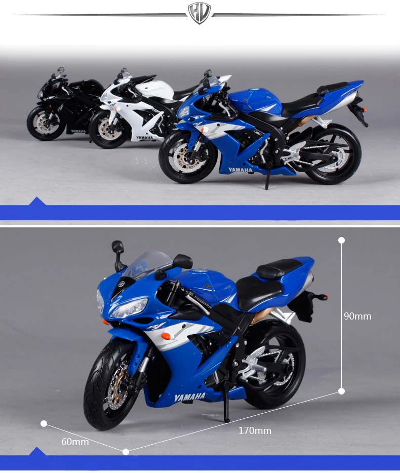 Maisto 1:12 Yamaha Supercross YZF-R1, металлическая литая модель, спортивный мотор, гоночный мотоцикл, модель мотоцикла для детей, игрушки, подарки, оригинальная коробка