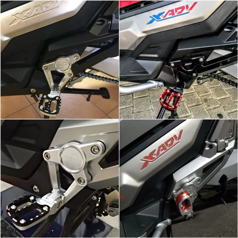 Складные Задние подножки для HONDA XADV X ADV X-ADV 2017 2018 аксессуары мотоциклов пассажиров