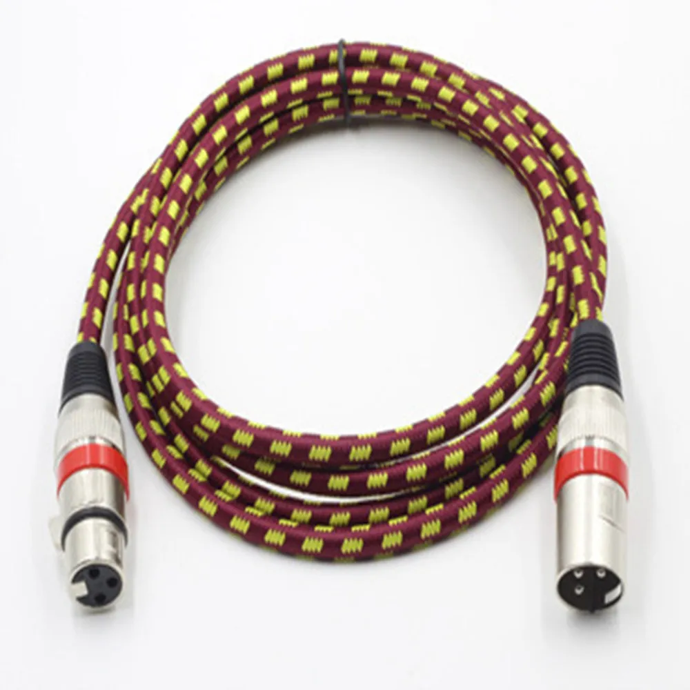 XLR 3 контактный микрофонный кабель 1 м Папа мама дополнительный адаптер для