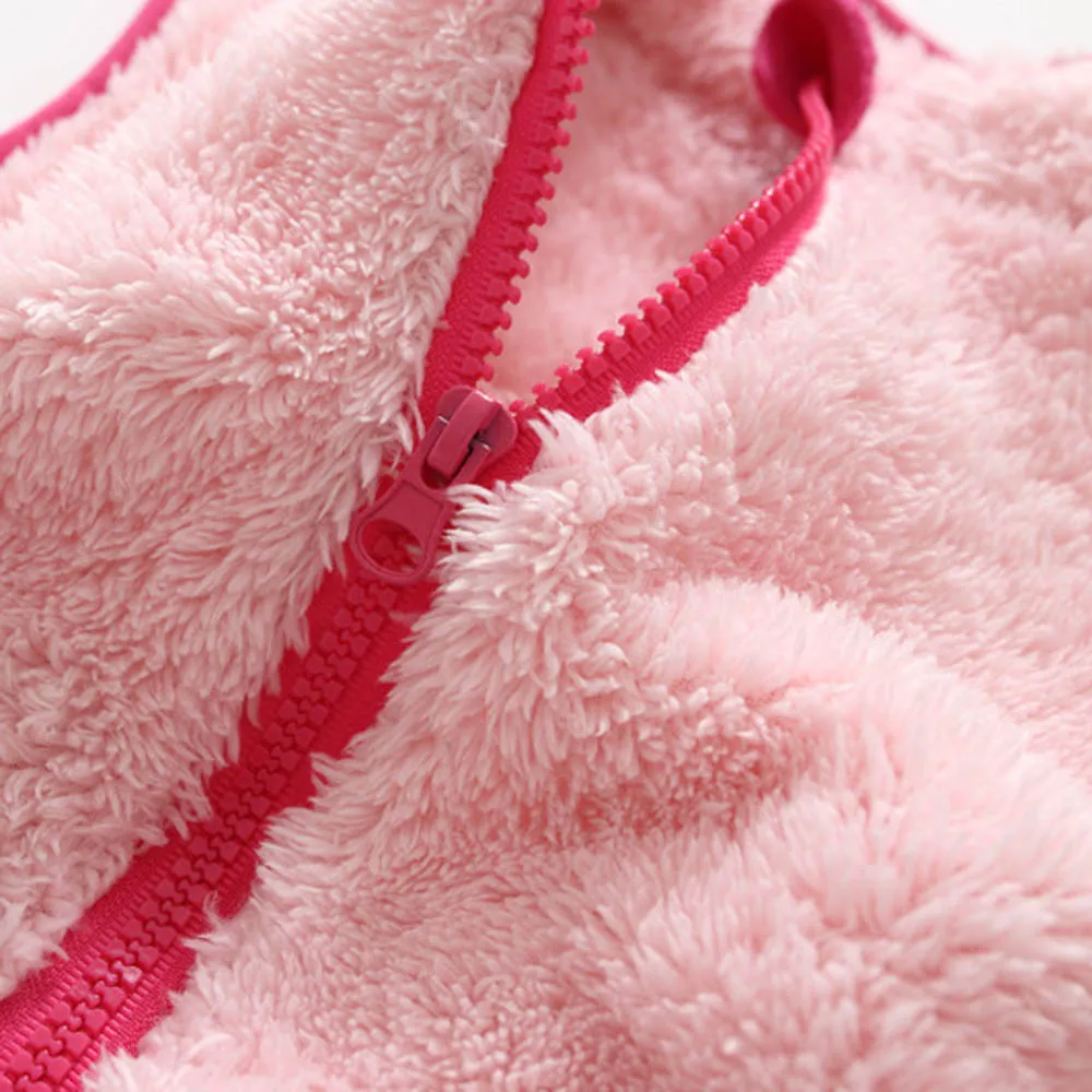 Плюшевый жилет для маленьких мальчиков Верхняя одежда Флисовый Детская