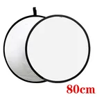 2 в 1, складной отражатель для фотосъемки, 32 дюйма, 80 см
