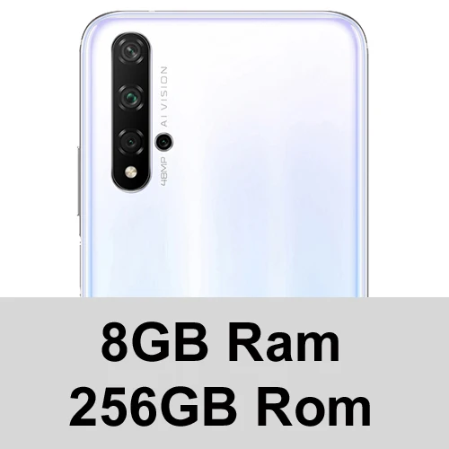 8GB 256GB White Honor 20 смартфон 8 ГБ ОЗУ 256 Гб ПЗУ мобильный телефон honor мобильный телефон 48MP четыре объектива камера 6,26 дюймов 3750 мАч супер зарядка - Цвет: 8GB 256GB White