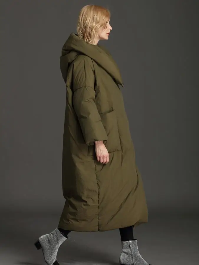 7XL размера плюс 90% белый утиный пух женские пуховики зимние модные толстые однотонные длинные женские пуховики высокого качества gx1146