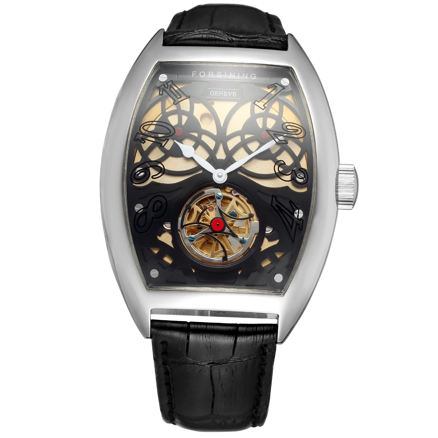2019 FORSINING Tourbillon Мужские часы военный армейский Спорт Часы мужские лучший бренд