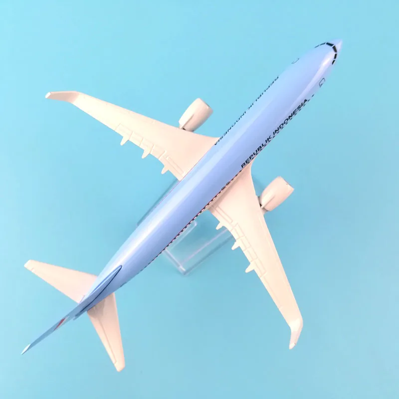 Воздушный пассажир модель самолета Боинг 737 Рег Индонезии металлический сплав