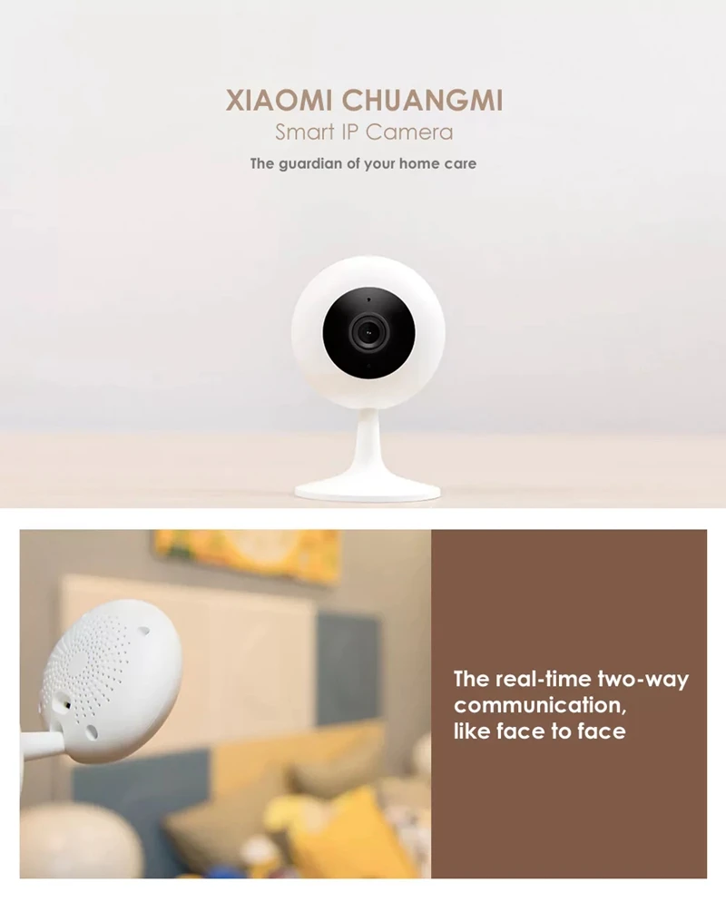 Xiaomi Mijia Xiaobai смарт камера популярная версия 720 P/1080 P HD беспроводная Wifi инфракрасная