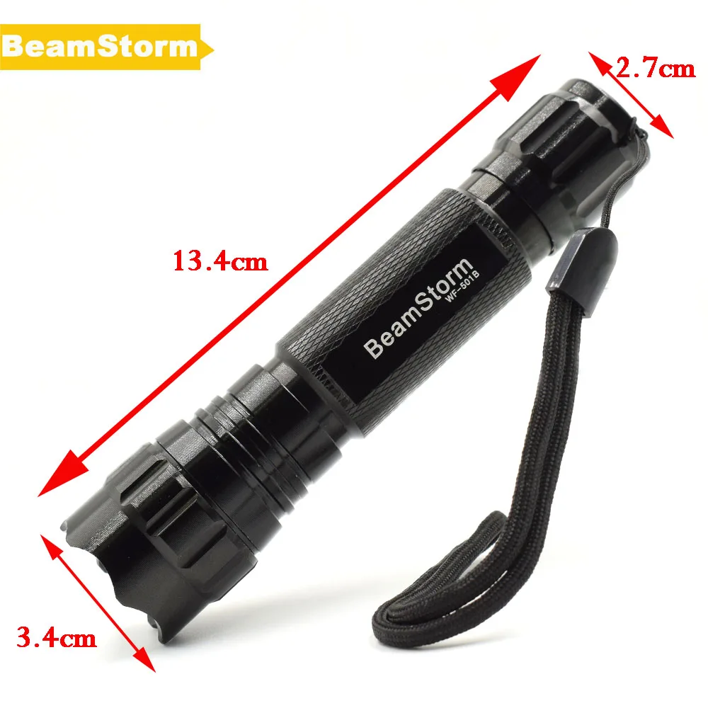 Beamstorm WF-501B открытый Охота Рыбалка светодиодный фонарик одиночный режим синего