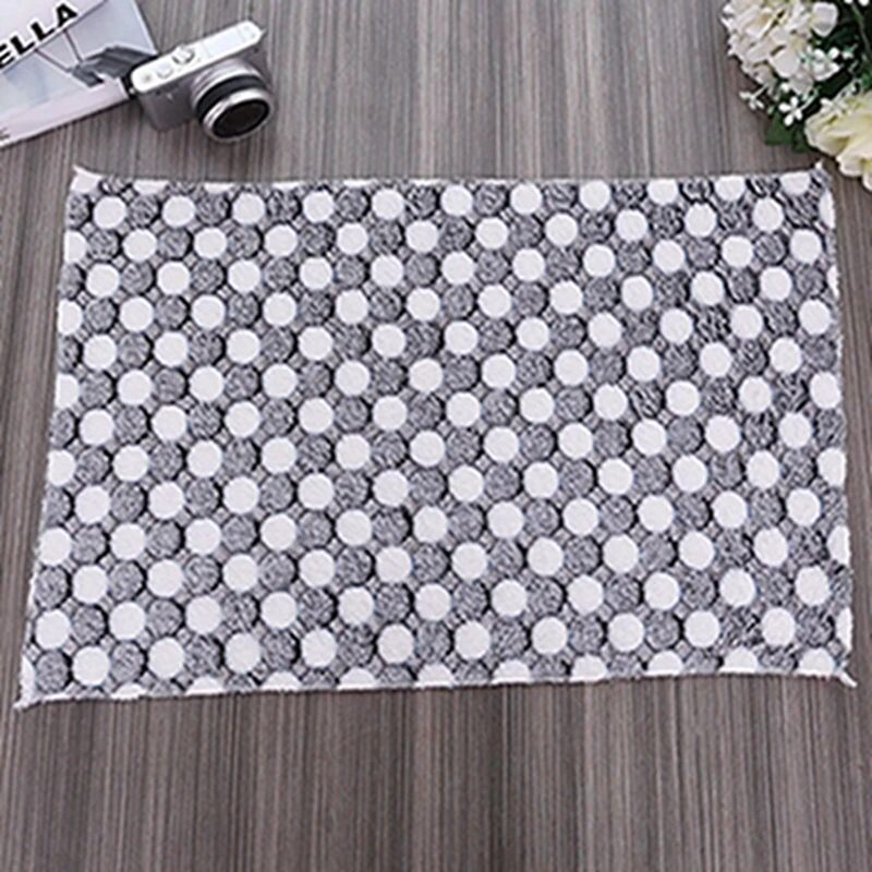 Pet Dog Bed Soft Blanket Coral Fleece Mats Cat Mat Puppy Cushion Sleeping Cover Purple Yellow Dots Supplies | Дом и сад