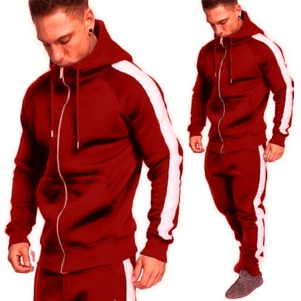 New men Tracksuit Autumn Winter Sportsuit Men Hoodies Sweatpants Sets Men Gym Sportswear Running Jogging Suit men sweatsuits