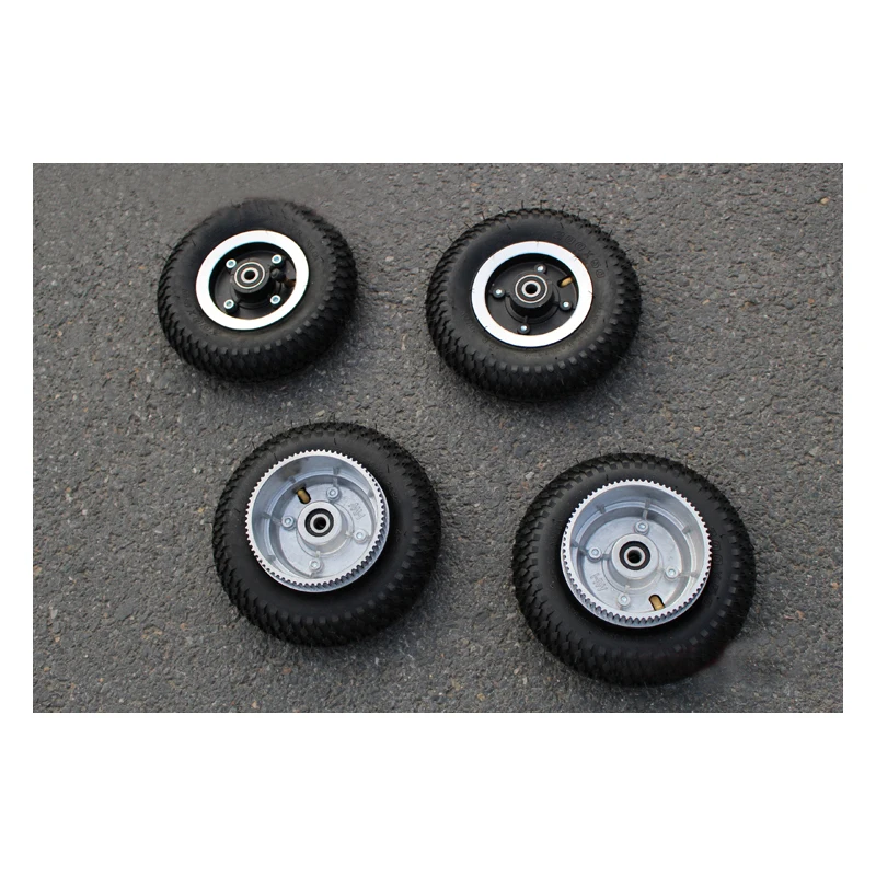 Free Shipping 1pcs PU 200*50mm Electric Skateboard Wheels Long Board Electrical Skateboard Off-road Inflatable Round Wheels