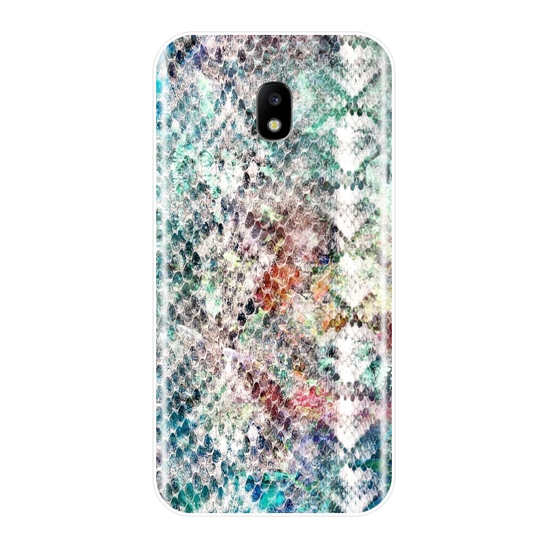 ТПУ со змеиным рисунком чехол-накладка на заднюю панель из для samsung Galaxy J4 J6 J8 плюс J3 J5 J7 J2 J5 J7 Prime Мягкий силиконовый чехол для телефона