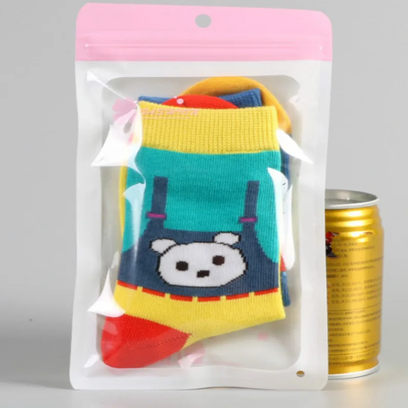Ferimo 100pcs Universal children socks baggies underwear stockings headphones self sealing bag zip lock plastic storage bags | Дом и сад