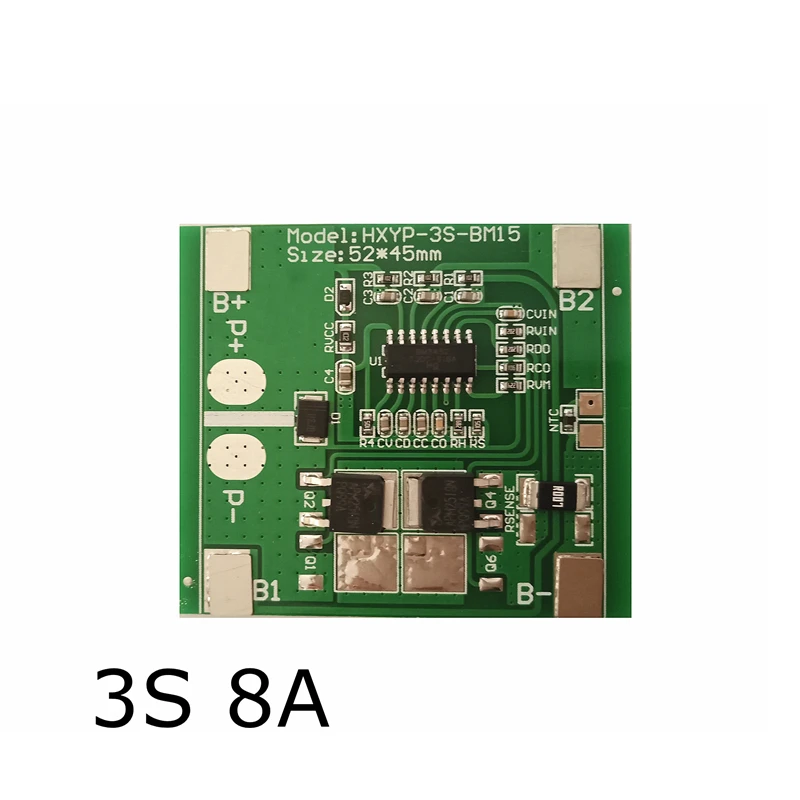 Новое поступление защитная плата для литиевых батарей 3S 8A BMS 12 6 В зарядная