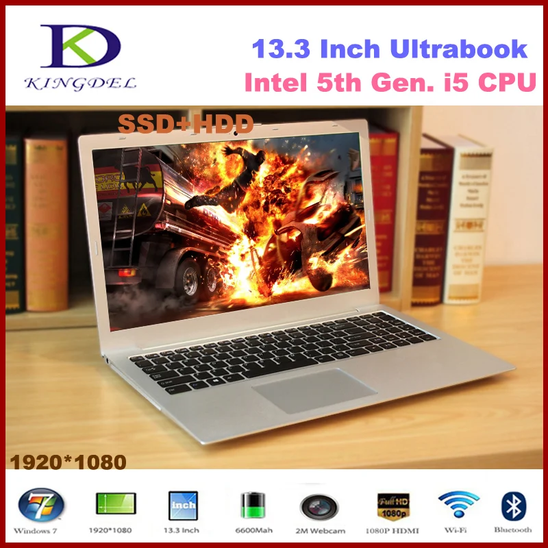 Core i5 5th gen. процессор ноутбука 13.3 &quotТетрадь компьютер 8 ГБ Оперативная память 256 SSD +