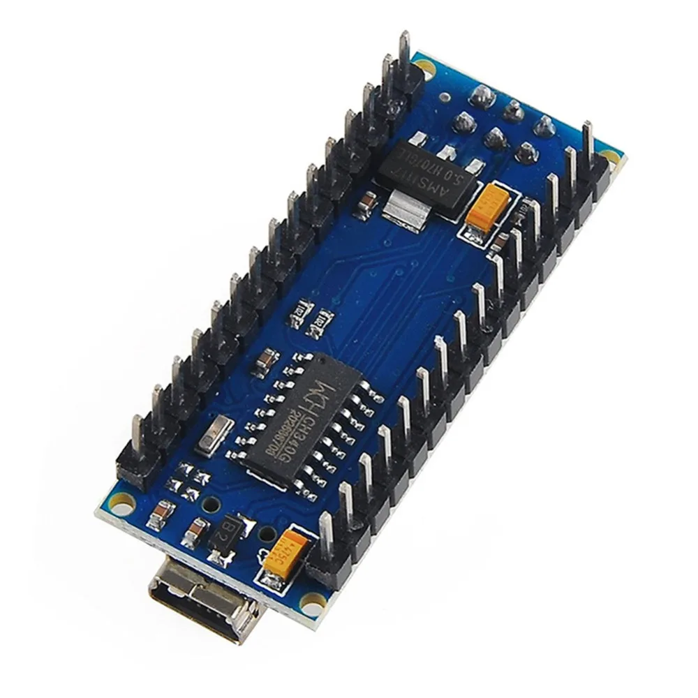 20 шт. Новинка для контроллера arduino Nano V3.0 ATMEGA328P ATMEGA328 оригинальный CH340 + USB-кабель