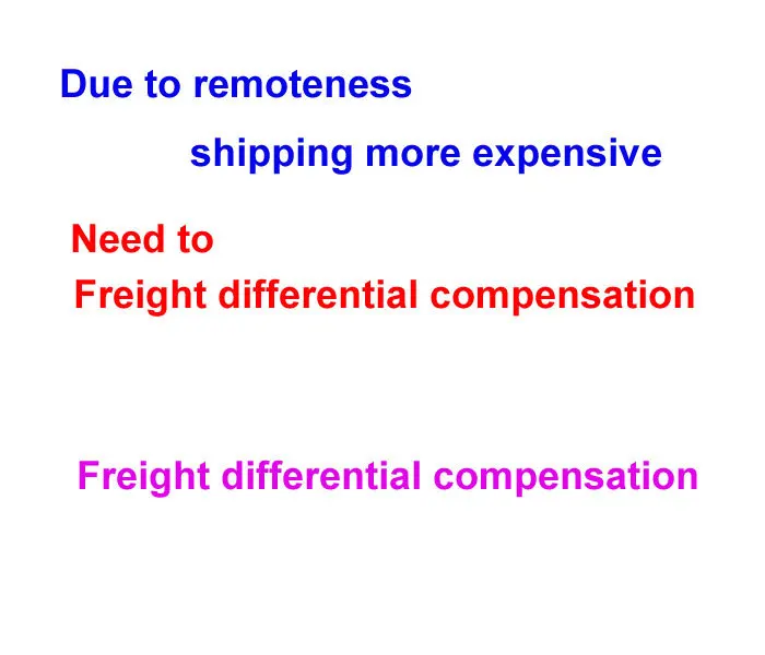 

Freight differential compensation