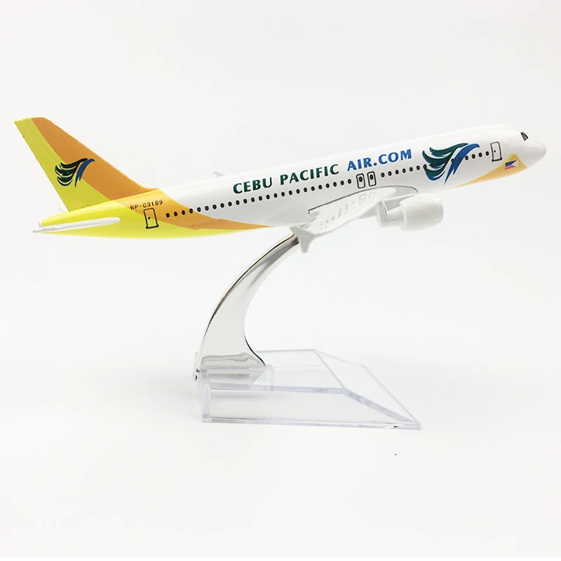 Модель самолета A380 20 см, авиакомпании Филиппины, модель самолета 16 см CEBU PACIFIC AIR, модель самолета Аэробус A320, модель самолета из металлическог... (art.: 7abb0f891) - 7abb0f891