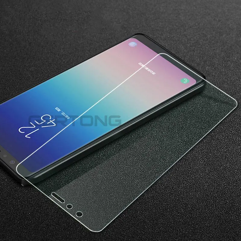 Прозрачное закаленное стекло для Samsung A8 A9 Star Lite Защита экрана Galaxy J7 Prime s A7 A6 plus 2018