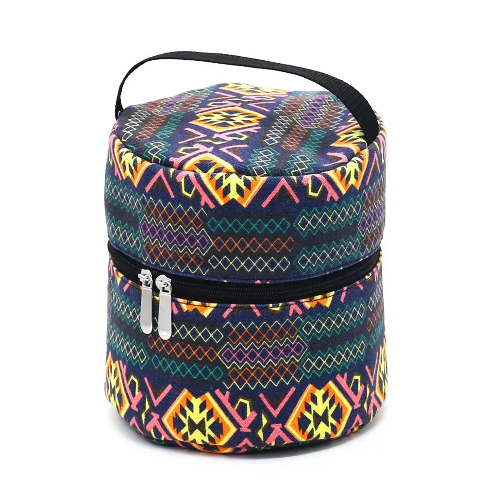 10 Bottle Essential Oil Storage Bag Printed Diffuser Organizer Bag Carrying Case Tote Aromatherapy Bag For 5/10/15ml Bottle