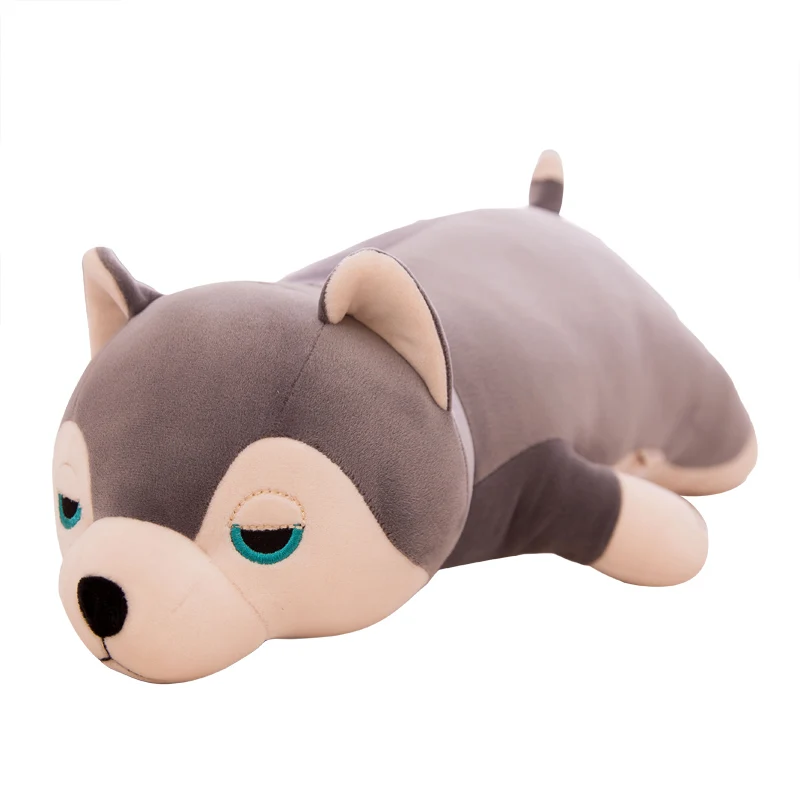 

Dorimyrader New Cuddly Soft Animal Husky Plush Toy Big Stuffed Cartoon Lying Dog Doll Anime Pillow Gift Decoration 31inch 80cm