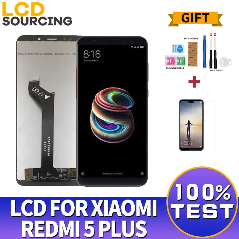 5 99 &quotдюймовый ЖК дисплей экран для Xiaomi Redmi Plus сенсорный дигитайзер сборки