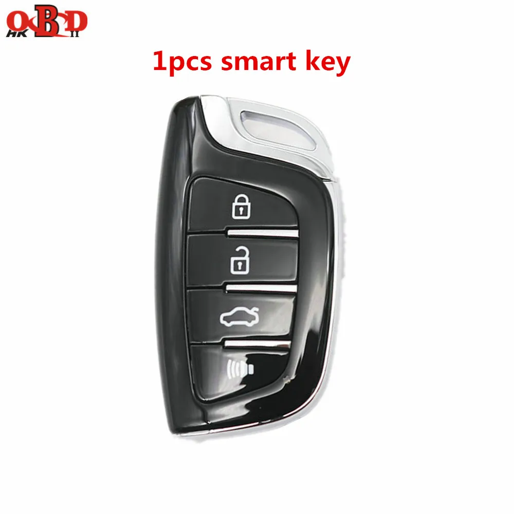 Smart key XSCS00EN HKOBDII 1/10 шт. Универсальный 3/4 кнопки VVDI2/VVDI ключ инструмент Беспроводной/MQB пульт дистанционного управления смарт-ключ для Xhorse мини ключевой программист - Цвет: Smart key XSCS00EN