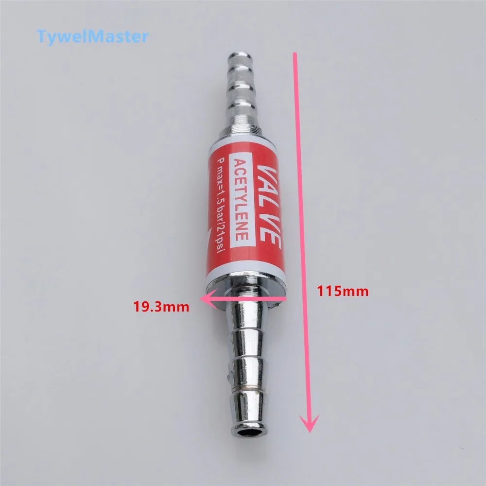 Arrester Профессиональный ацетилен Flashback Arrester кислород Flashback Arrester обратный клапан пламя Buster для трубы