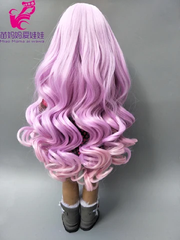 Color 3 1" кукольные волосы для девочек 25-28 см круглые парики для ремонта кукольных волос аксессуары для кукол-009 - Цвет: Color 3